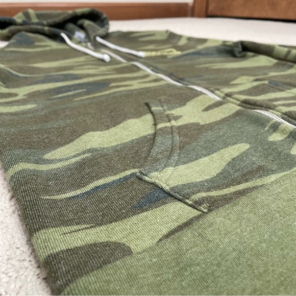 Alternative Earth Camo Mitch’s Surf Shop Solana Beach Zip Up Hooded Sweatshirt - Picture 10 of 17